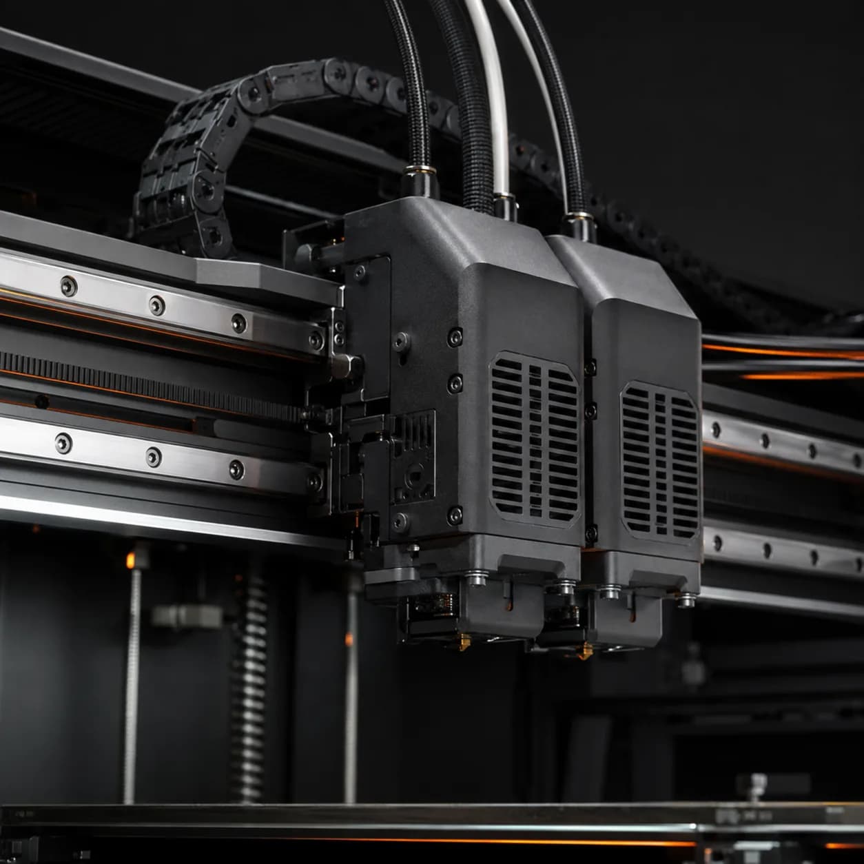 Representative F340 dual print-head detail