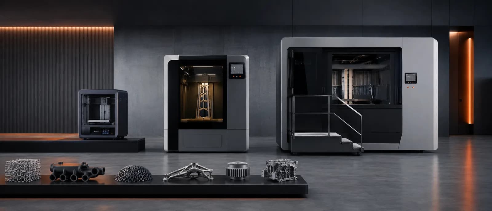 Line-up of professional additive manufacturing machines